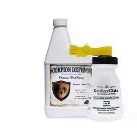 Cedarcide Scorpion Defense (Quart) Outdoor Concentrate Kills and Repels Scorpions (Made in (Best Way To Kill Scorpions)