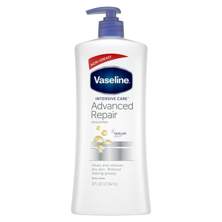 Vaseline Intensive Care Advanced Repair Unscented Body Lotion, 32