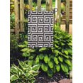 thumbnail image 2 of JSDART Key Modern Greek Pattern Monochrome Swatch Meander Abstract Endless Ethnic Garden Flag Decorative Flag House Banner 12x18 inch, 2 of 2