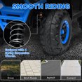 thumbnail image 3 of Qaba 12V Kids ATV, Battery Powered 4 Wheeler Quad with Spring Suspension Wheels, Rear Storage Basket, Lights, Music, Blue, 3 of 9