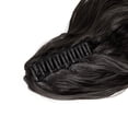 thumbnail image 4 of SHCKE Claw Clip Ponytail Extensions 24" Curly Wavy Ponytail Extension Jaw Clip Long Ponytail Hairpiece Synthetic Ponytail for Women, 4 of 4