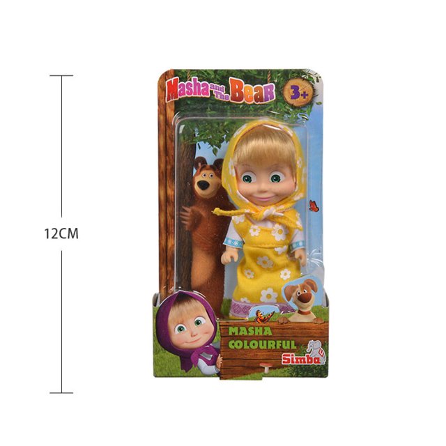 NEW Martha and the Bear Doll Doll Princess Can Change Clothes Girl Children Companion Toy Gift masha y oso