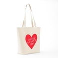 thumbnail image 7 of CafePress - Red Teacher Heart Tote Bag - Unisex Canvas Tote Bag, Beige, 1-Piece, 7 of 7