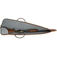 thumbnail image 3 of Remington Shotgun Bag 54" in Grey Quilted Canvas with Leather and Green Accents, 3 of 3