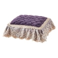 thumbnail image 1 of Funda de silla de encaje europeo, funda de asiento, funda de asiento de silla cuadrada, cojines para cojines de asiento , decoración de 15,74x Púrpura Macarena Almohadillas de asiento de cojín para silla, 1 of 7