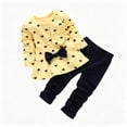 thumbnail image 5 of DAETIROS Toddler Girl Sets Soft Cotton Long Sleeve 2 Piece Outfit Crew Neck Cute Printend Loungewear for Kids, 5 of 5