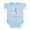 Sky Blue, variant on CafePress - George Washington Infant Bodysuit - Baby Light Bodysuit, Size Newborn - 24 Months