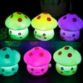 thumbnail image 5 of Vikakiooze ,Cute Mush Night Light Girl Birthday Gifts Teenage Night Lamp For Kids Bedroom, Toddler Portable Battery LED Nightlight, 5 of 5