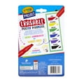 thumbnail image 3 of Crayola Erasable Poster Markers, Poster Board Markers, 6 Ct, School Supplies for Teens, Arts & Crafts Supplies, Gift, 3 of 5