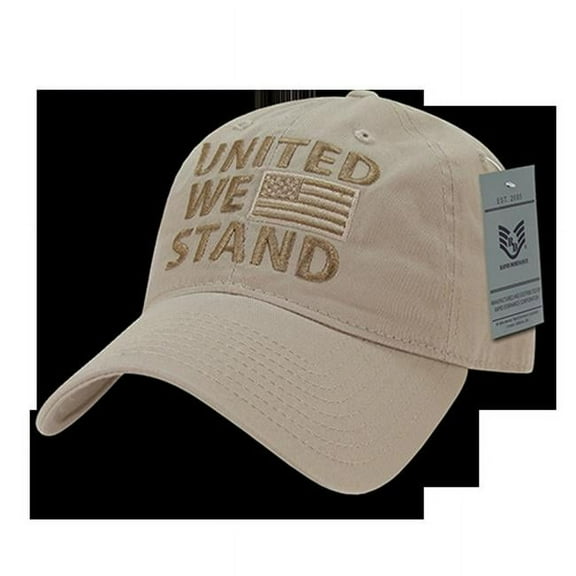 Rapid Dominance United We Stand Relaxed Graphic Cap, Khaki