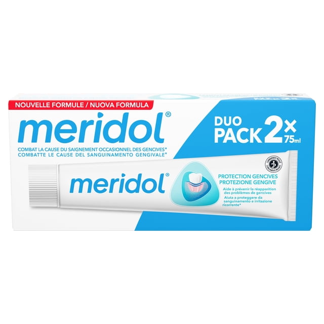 Dúo de Pasta de Dientes Meridol Encías Irritadas 2x75 ml