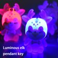 thumbnail image 2 of justharion Keychain Pendant Luminous Hanging Ball Keyring Decoration Backpack Purse Bag Key Chain Handcraft Fashion Stylish Decor Blue, 2 of 8