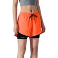 thumbnail image 4 of Bibifish Women's 2-In-1 Shorts Double Layer Unisex Couple Running Outdoor Shorts Workout Shorts, 4 of 6