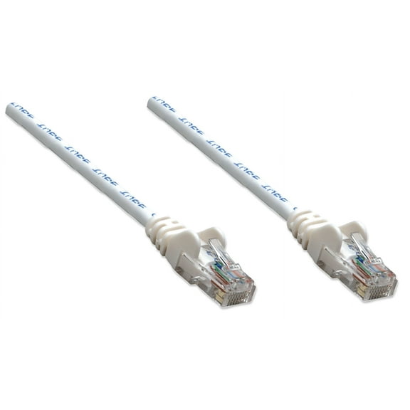 Intellinet Network Cable, Cat6, UTP, 100% Copper, 1 ft., White