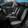 thumbnail image 2 of Road Comforts Car Seat Covers, PolyPro Front Seat Covers Set, Universal Fit Car Seat Protector for Cars Trucks Vans SUVs, Breathable, Easy to Install,Gray Full Set, 2 of 8