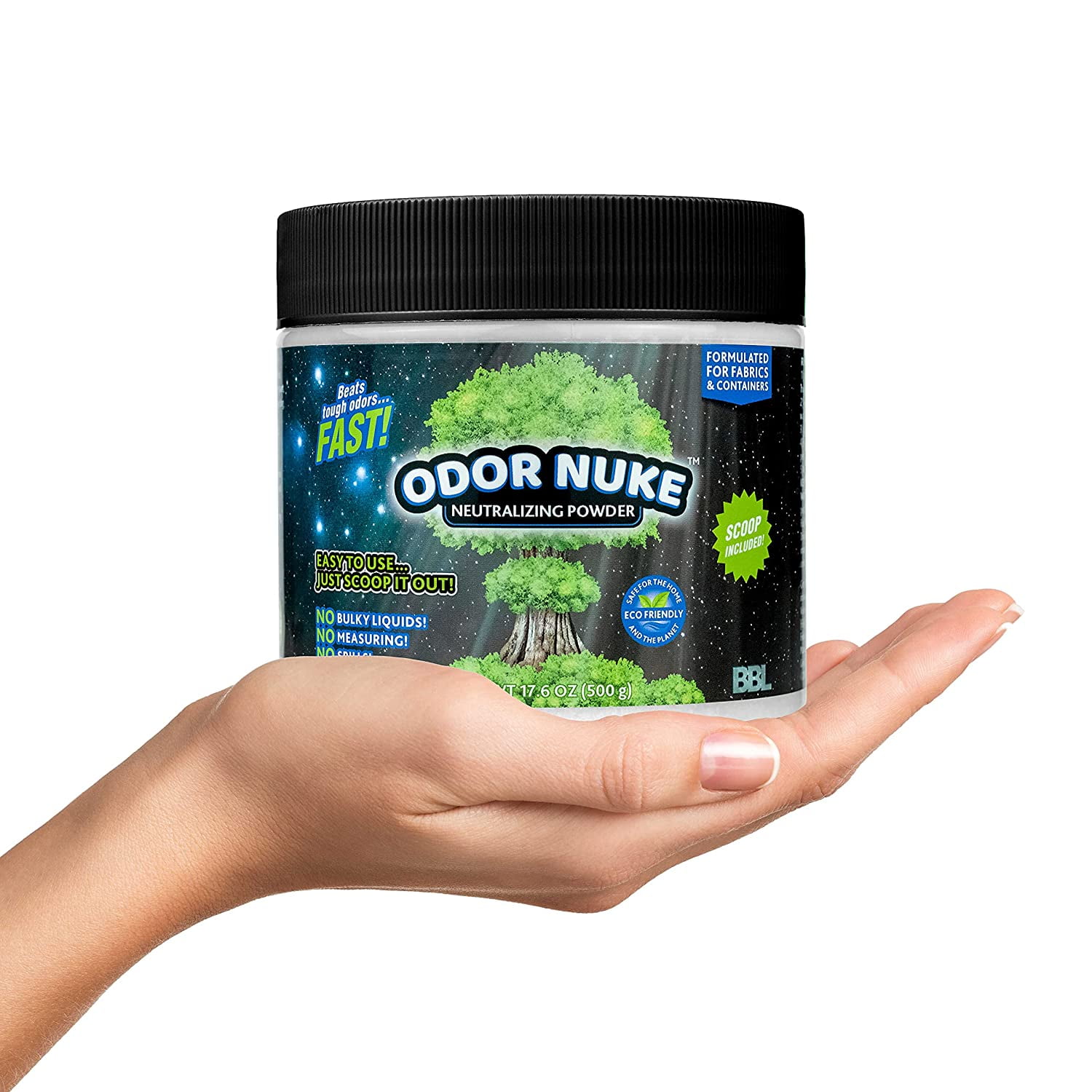 ODOR NUKE Bedside Commode Deodorizer Human Urine Odor