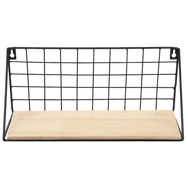 1 estante de pared de metal.