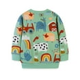 thumbnail image 7 of Byoo Toddler Boys Graphic Sweatshirt Animal Print Crew Neck Pullover Top Casual Sweatshirt, 7 of 7