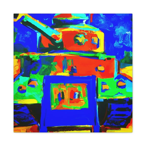 The Tank Turret Fauve - Canvas