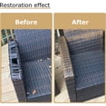 thumbnail image 3 of SURJDE 230 ft Patio Furniture Wicker Repair Kit Synthetic Rattan Material for Patio Chair Sets Replacement DIY Garden Patio Furniture Sofa Table (Grey and White), 3 of 7
