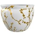 thumbnail image 6 of Red Lantern 12" Gold Branches Porcelain Fishbowl Planter, 6 of 6