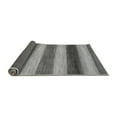 thumbnail image 2 of Ahgly Company Indoor Round Abstract Gray Modern Area Rugs, 3' Round, 2 of 4