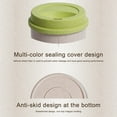 thumbnail image 4 of POINTERTECK Tasse Réutilisable pour Café et Thé Couleur Aléatoire Tasse en Paille de Blé Tasse à Café avec Couvercle Bouteille d'Eau pour la Maison et l'Extérieur Tasse Isolée de Voyage Café 550 ml, 4 of 13