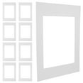 thumbnail image 4 of Cadres Photo Tapis Carton Blanc pour Artistes Encadrement Diy 10Ensemble, 4 of 8