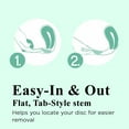 thumbnail image 2 of Shordy Reusable Menstrual Disc (Small) Leak-Free Period Disc Tampons, Pads & Cups Alternative (Green), 2 of 5
