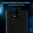 thumbnail image 5 of Bemz Anti Glare Scratch Resistant Rear Camera Tempered Glass Lens Shield Protector for Samsung Galaxy S23 Ultra - Black, 5 of 9