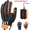 Rehabilitation Robot Gloves Rehabilitation Robot Glove Hand Stroke Recovery with USB Chargeable and Strength Adjustment, Stroke Recovery Equipment(Left Hand-L)