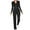 Black, variant on Aofany Women's 2 Piece Outfits Solid Slim Long Sleeve Cardigan Casual Pants Knitting Sets Lounge Set