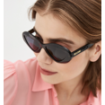 thumbnail image 5 of Moschino MOS076/S 0KB7 IR Women's Grey Cat Eye Frame Sunglasses, 5 of 6