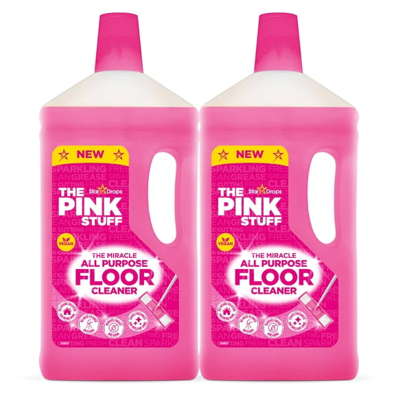 Stardrops - The Pink Stuff - The Miracle All Purpose Floor cleaner - Pack of 2, 676 Fl Oz (82375)