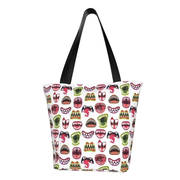 Easygdp Halloween Mouth Shoulder Bags for Women,Crossbody Bags Shoulder Purse Handbag for Women