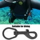 thumbnail image 1 of Clips de Buceo, Acero Inoxidable 316 Doble Extremo Perno Gancho de Seguridad para Llavero Hamaca Correa(100mm-100mm,Negro) Artículos Deportivos Octpeak No, 1 of 5