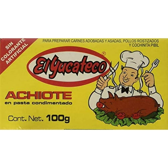 El Yucateco Achiote Paste 3.5 oz, Pack of 3