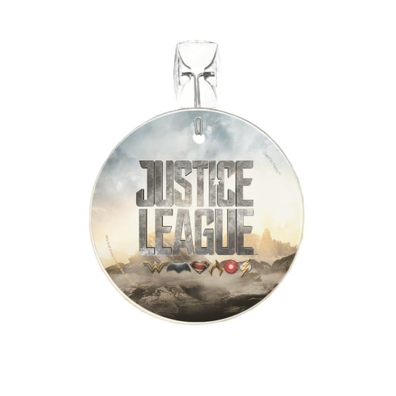 Justice League (Logo) StarFire Prints™ Glass Art SPCIR750