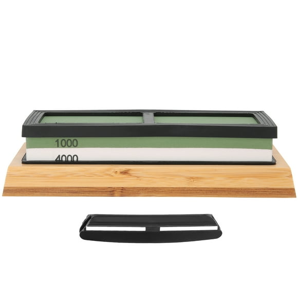 1000 Grit & 4000 Grit for Kitchen Knife Edge Perfection White Fused Alumina Dual-Sided Sharpening Stone