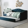 thumbnail image 2 of CorLiving Fairfield Tufted Fabric Day Bed with Trundle, Twin/Single, 2 of 5
