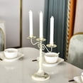 thumbnail image 1 of Zeus Retro Candle Holder Light Luxury Rust-proof Vintage Decorative 3-Arms/5-Arms Candle Stand Home Decor, 1 of 7