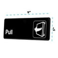 thumbnail image 6 of Alpine Home Decor Pull Sign, Black with White Text, ABS Plastic, 9 in. x 3 in., 6 of 6