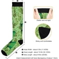 thumbnail image 3 of GZHJMY 2 Pair St.Patrick's Day Clover 20-30mmHg Compression Socks for Women Men, Knee High Stockings for Athletic Sports,Running,Travel, 3 of 7