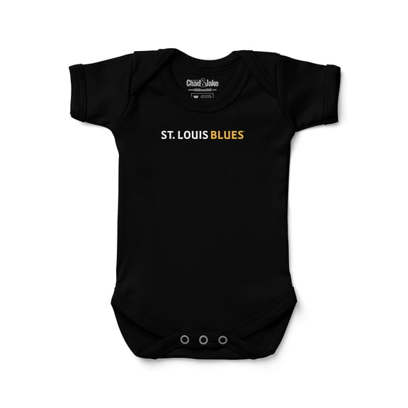Newborn & Infant Chad & Jake Black St. Louis Blues Bodysuit