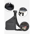 thumbnail image 5 of Sexy Dance Men Casual Waist Bag Sling Pack Bum Belt Bag Satchel Crossbody Bag Gray Right Chest, 5 of 7