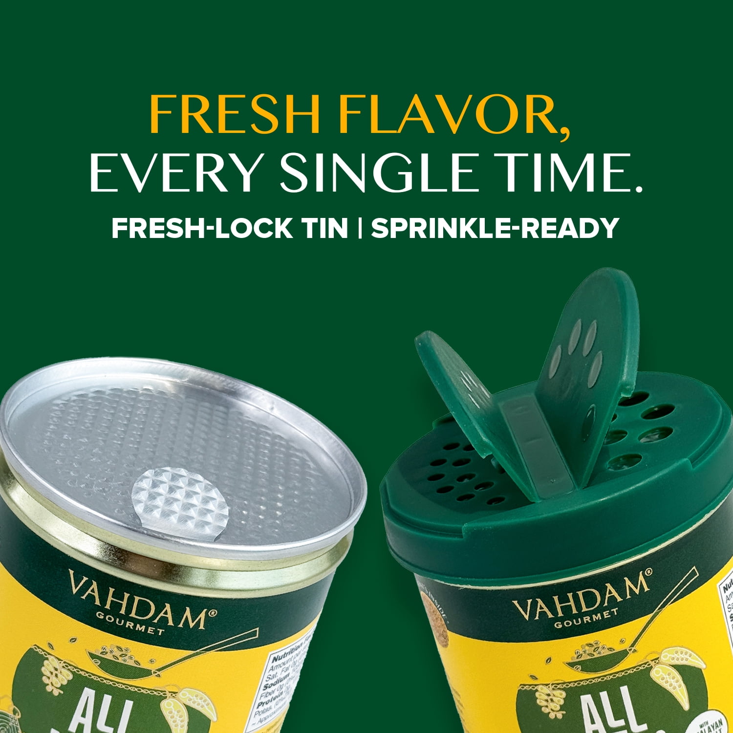 (3 pack) VAHDAM All-Purpose Seasoning Spice Blend, 2.47 oz Tin | Savory Cooking Seasoning with Chili, Garlic, Black Pepper & Himalayan Pink Salt