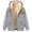 (Type 5)Gray, variant on Winter Women Coats, Women's Casual Full Zip Up Hoodie Sweatshirt Long Sleeve Jacket Fleece Coat