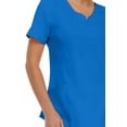 thumbnail image 4 of Medichic Scrubs Women's V-Neck Notch Fashion Stretch Scrub Top with Two Pockets, Flex Easy Care Fabric, 4 of 4