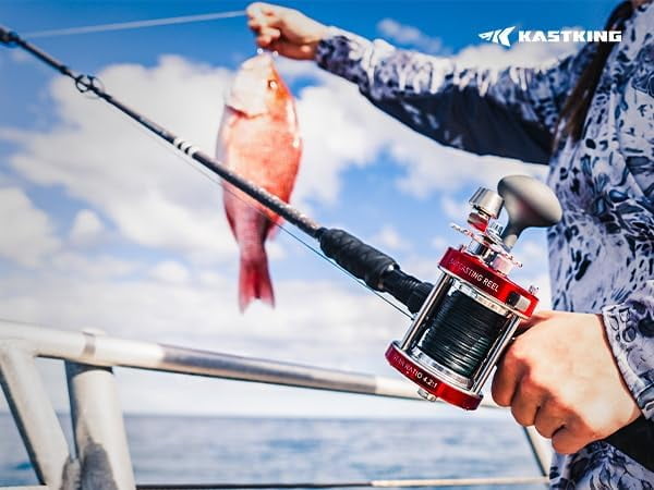 KastKing  Saltwater & Freshwater Fishing Rod, Powerful, Lightweight S-Curve Graphite Rod Blanks, Nano Resin Technology,-Kong
