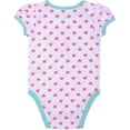 thumbnail image 5 of Disney Baby Girls' The Little Mermaid Ariel Bodysuit Pack of 3, 5 of 7